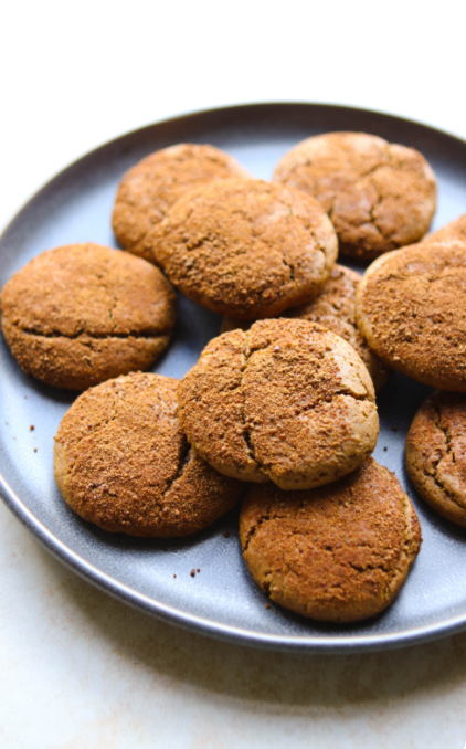 101 Healthy Christmas Cookies: Cashew Butter Snickerdoodles