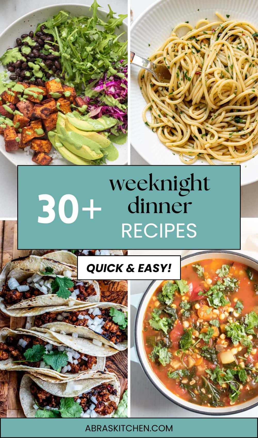 easy weeknight dinner recipes
