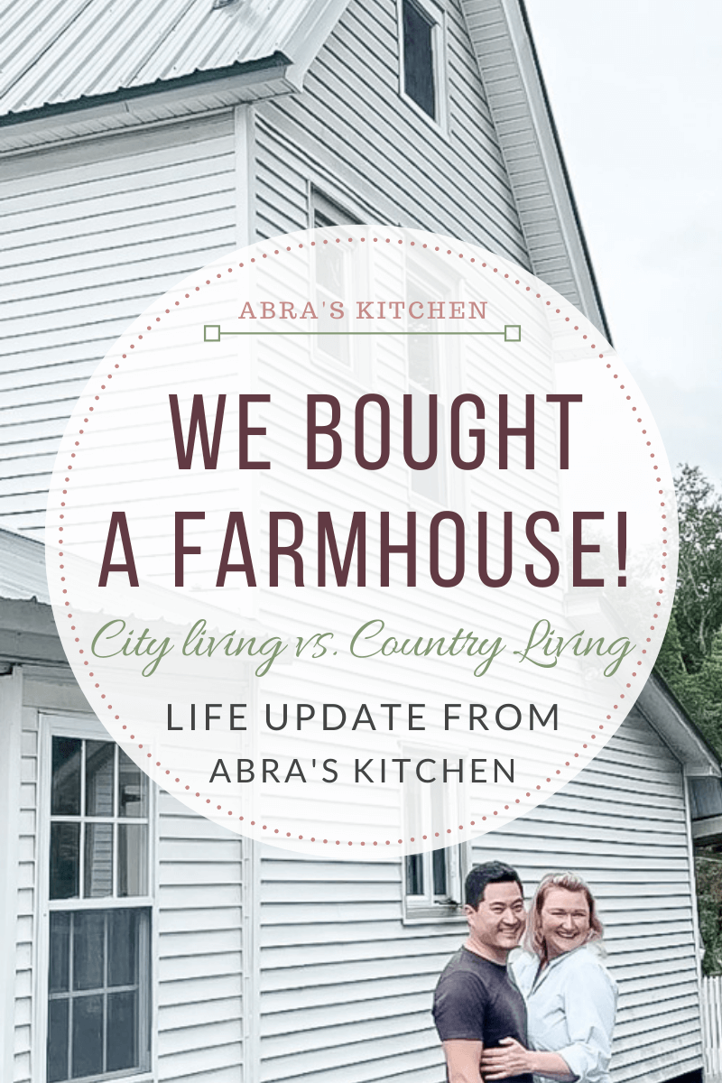 We bought a farmhouse