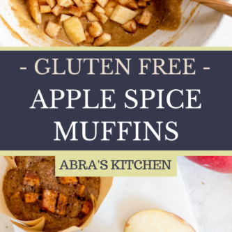 Gluten Free Apple Spice Muffins