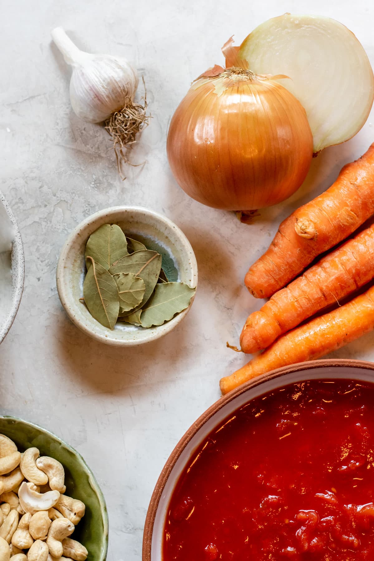 Ingredients for Vegan Tomato Soup