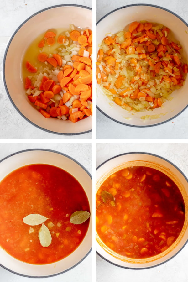 Steps to make vegan tomato soup