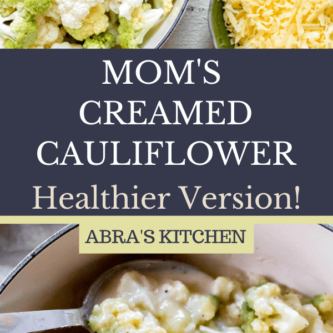 Creamed Cauliflower