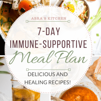 Immune Health Meal Plan