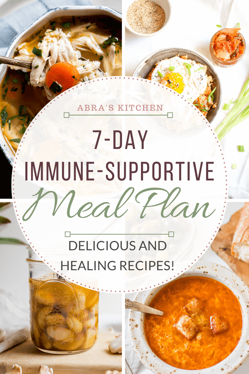 Immune-boosting meal plans