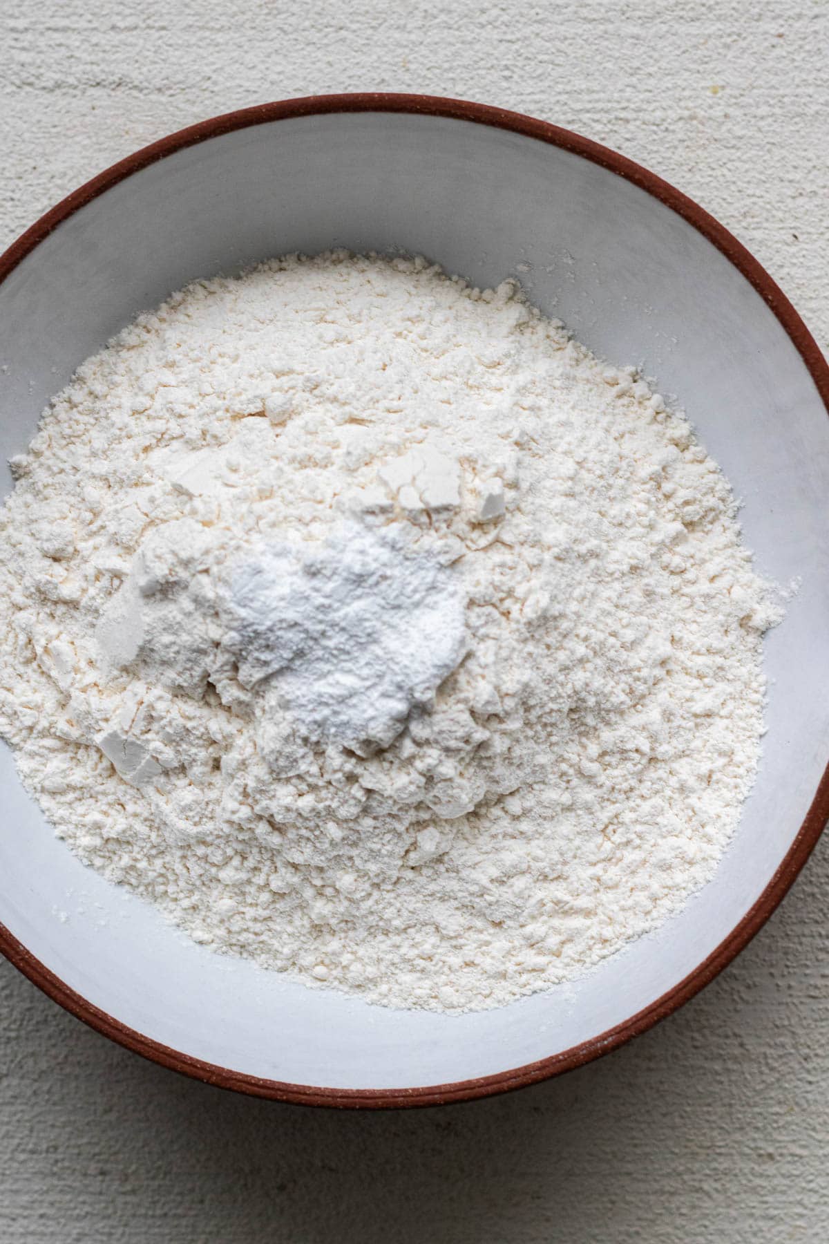 dry ingredients mixed together for Hungarian Kiffles