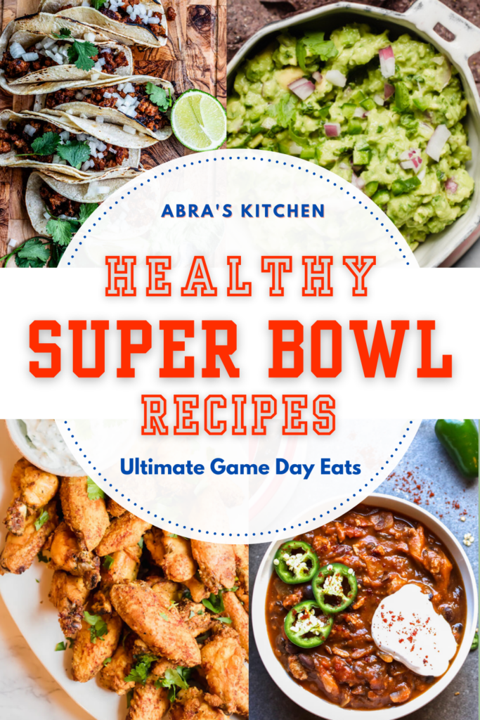 healthy super bowl recipes!