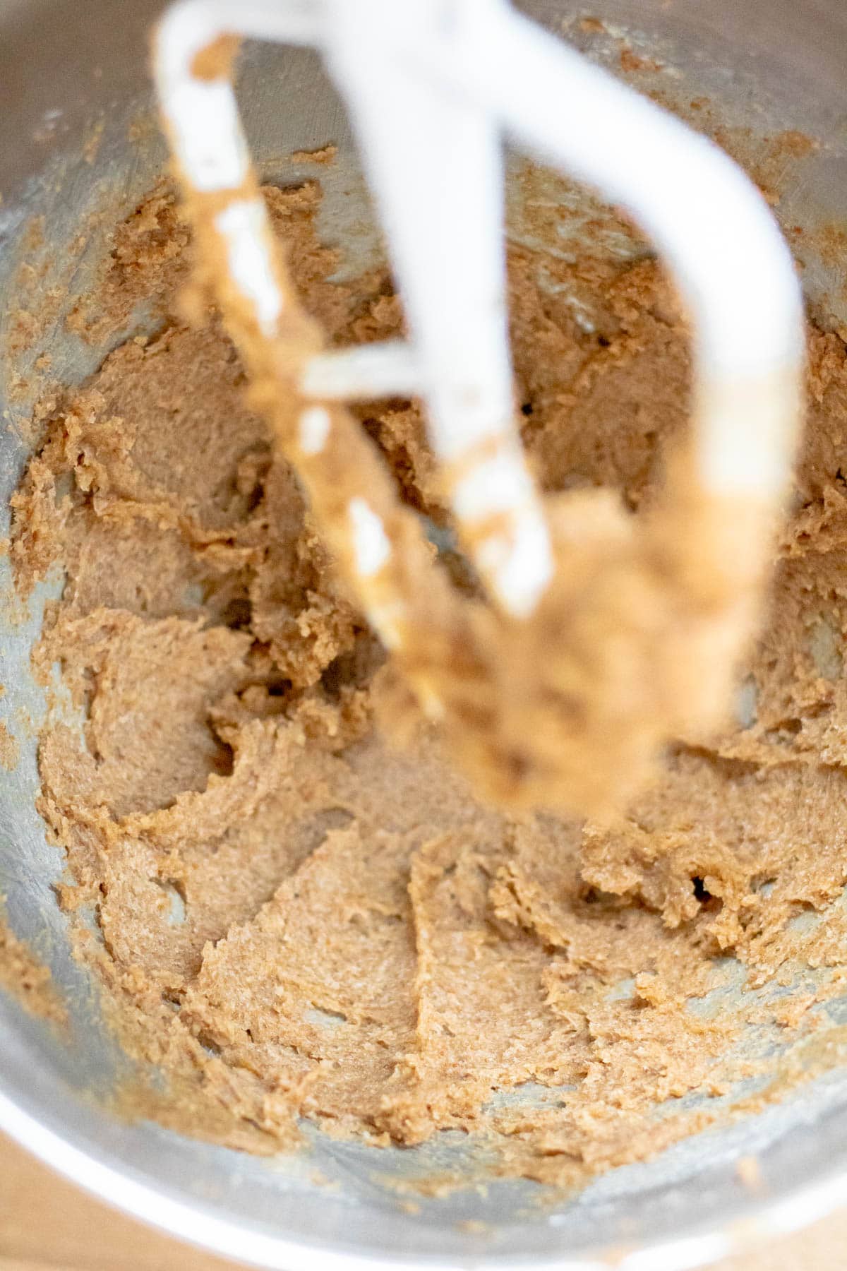 creaming butter and sugar together