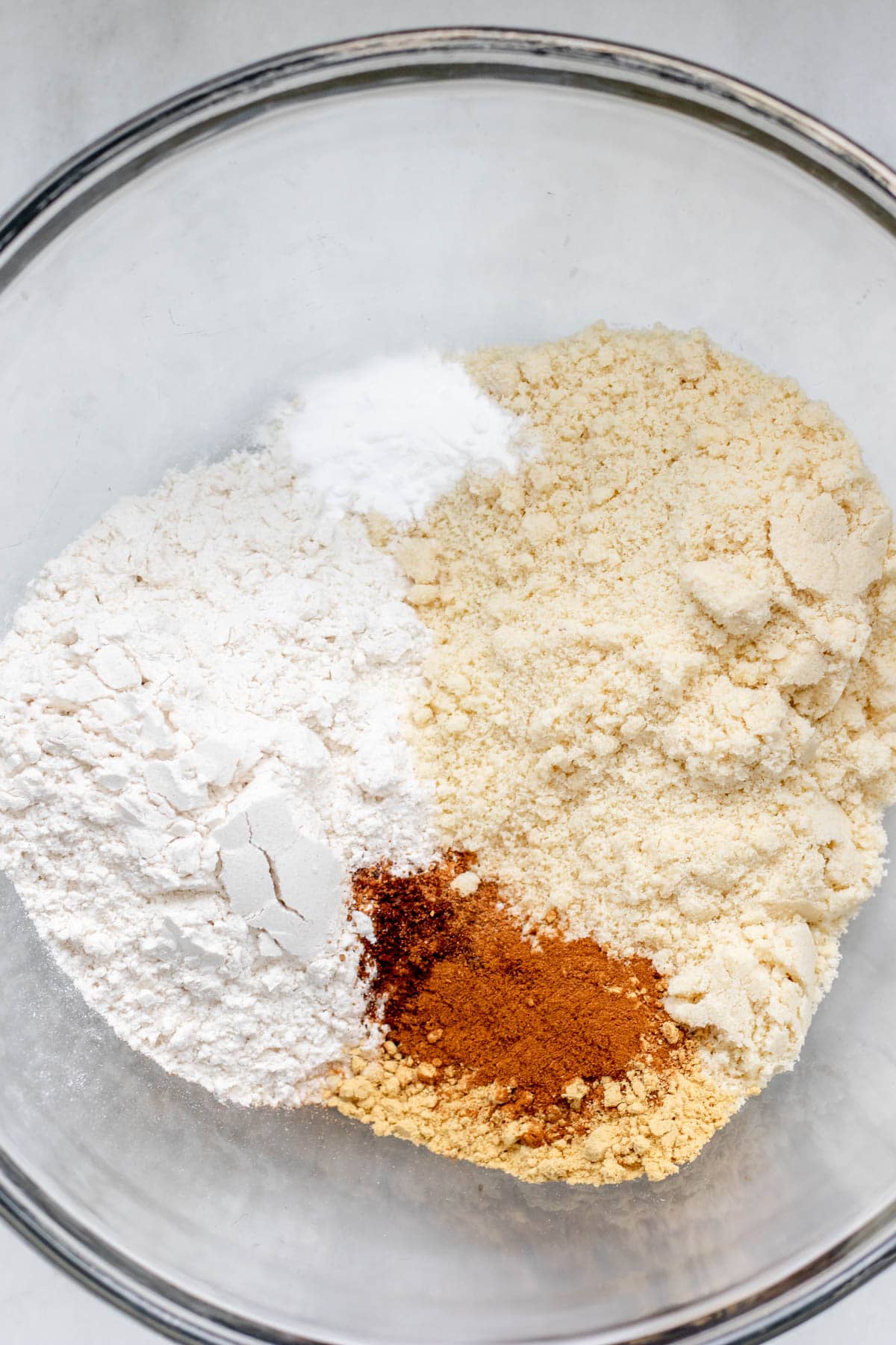 combining dry ingredients
