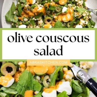 Olive Couscous salad
