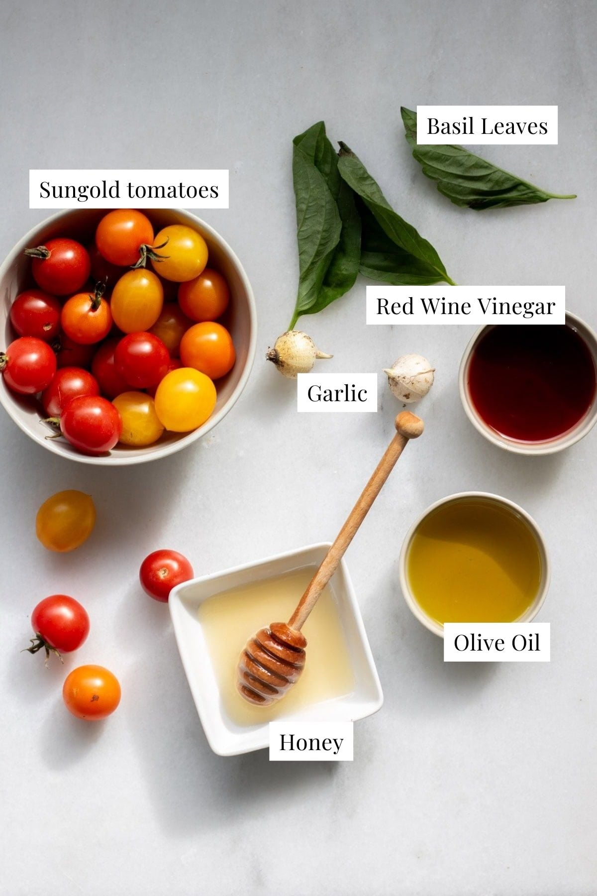 ingredients needed for Tomato Vinaigrette