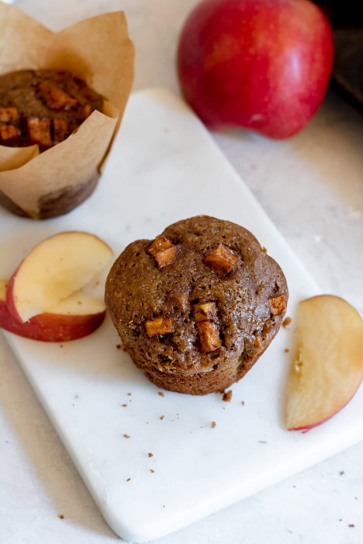 gluten-free apple spice muffins