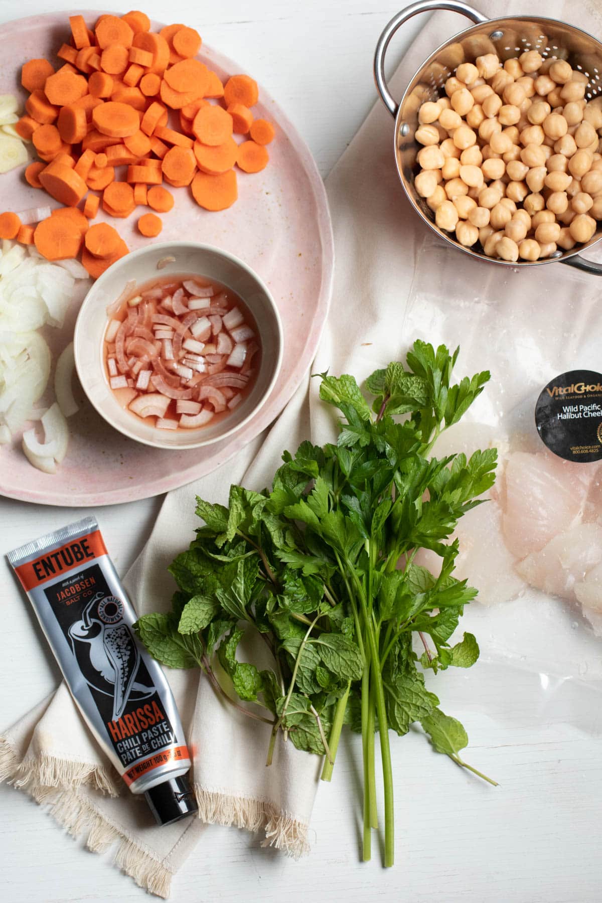 ingredients needed for baked halibut