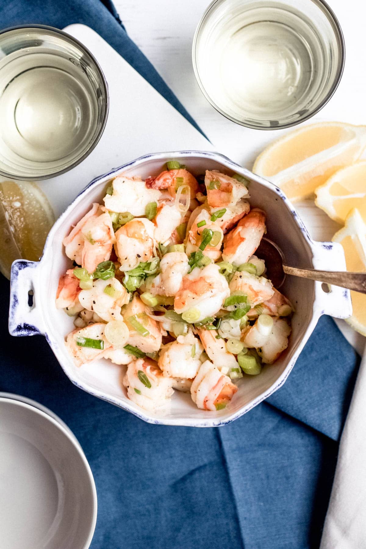 Simple Italian Olive Oil Shrimp Salad
