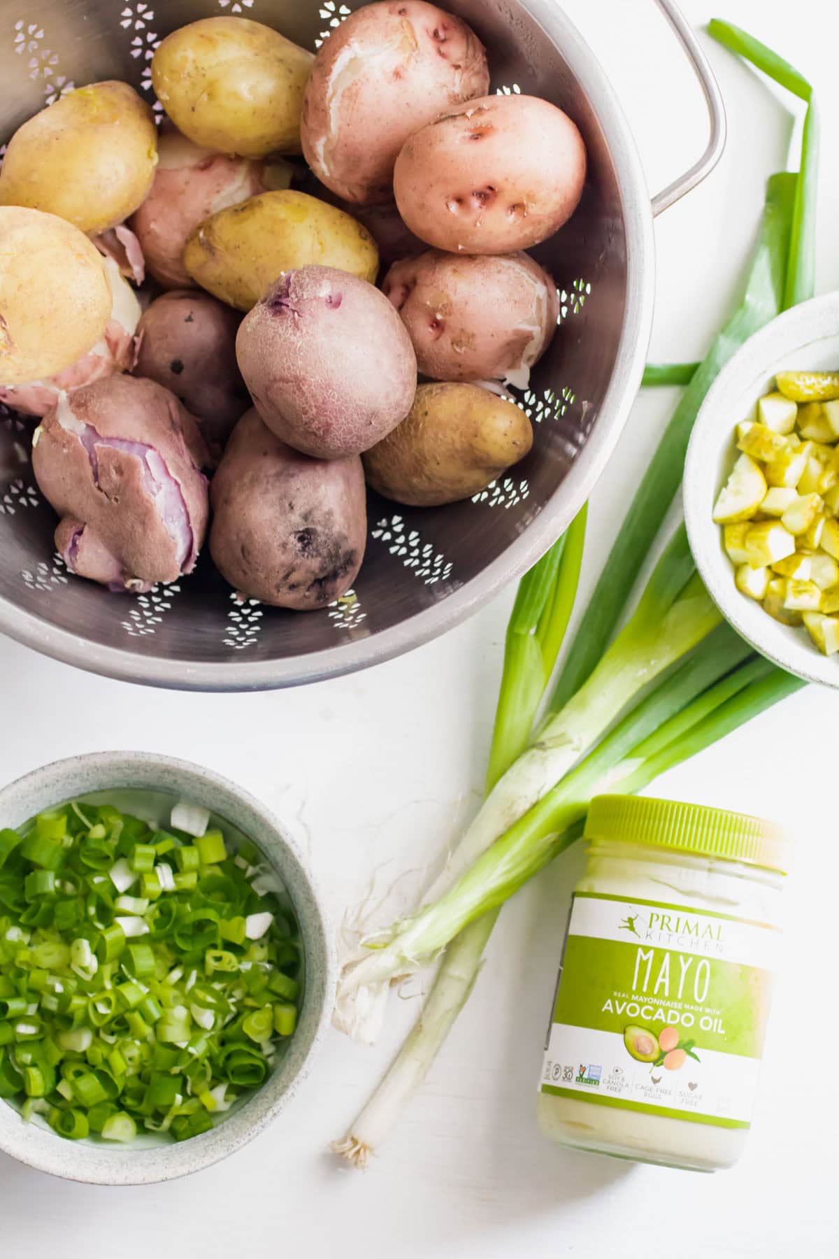 ingredients needed for pickle potato salad
