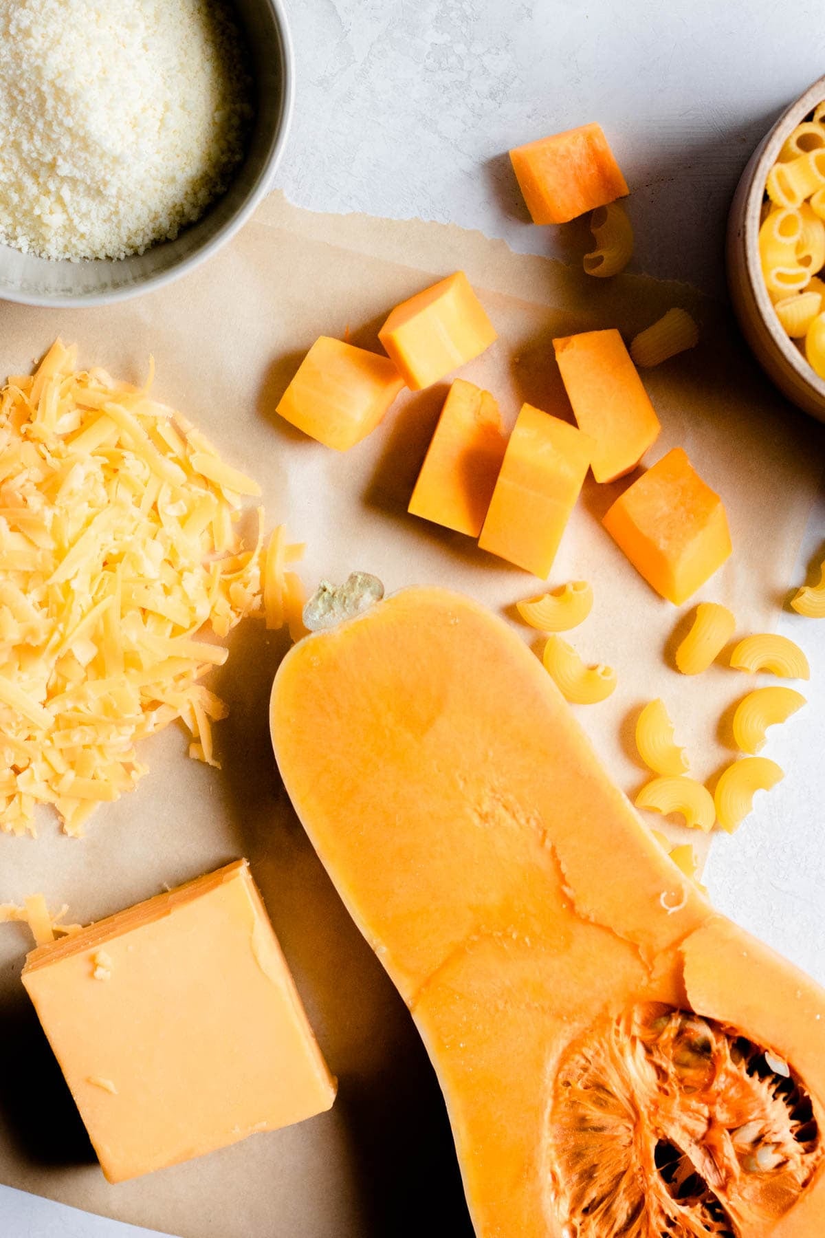 ingredients needed for mac'n cheese
