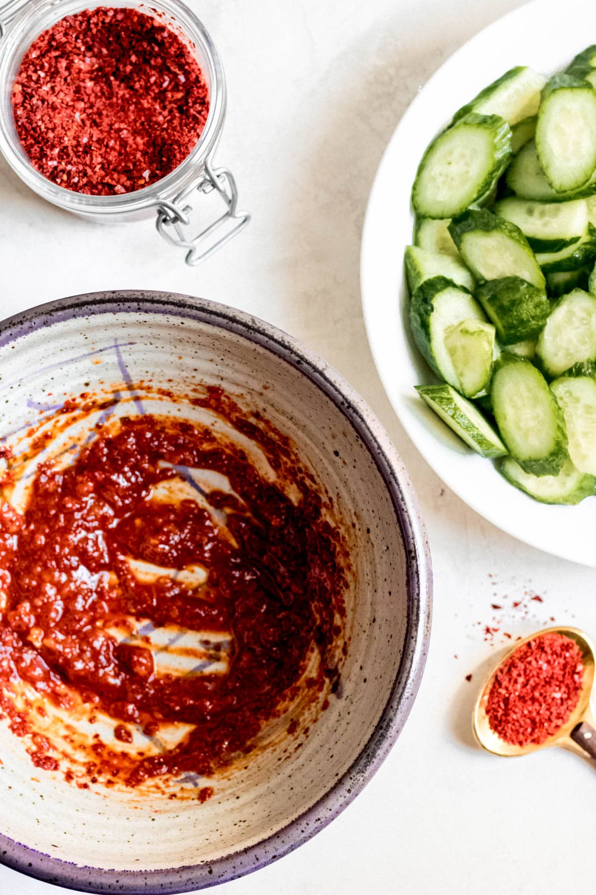 salad dressing in a bowl