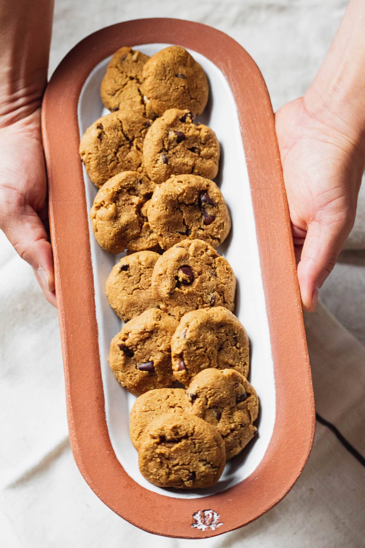 Almond Flour Pumpkin Chocolate Chip Cookies
