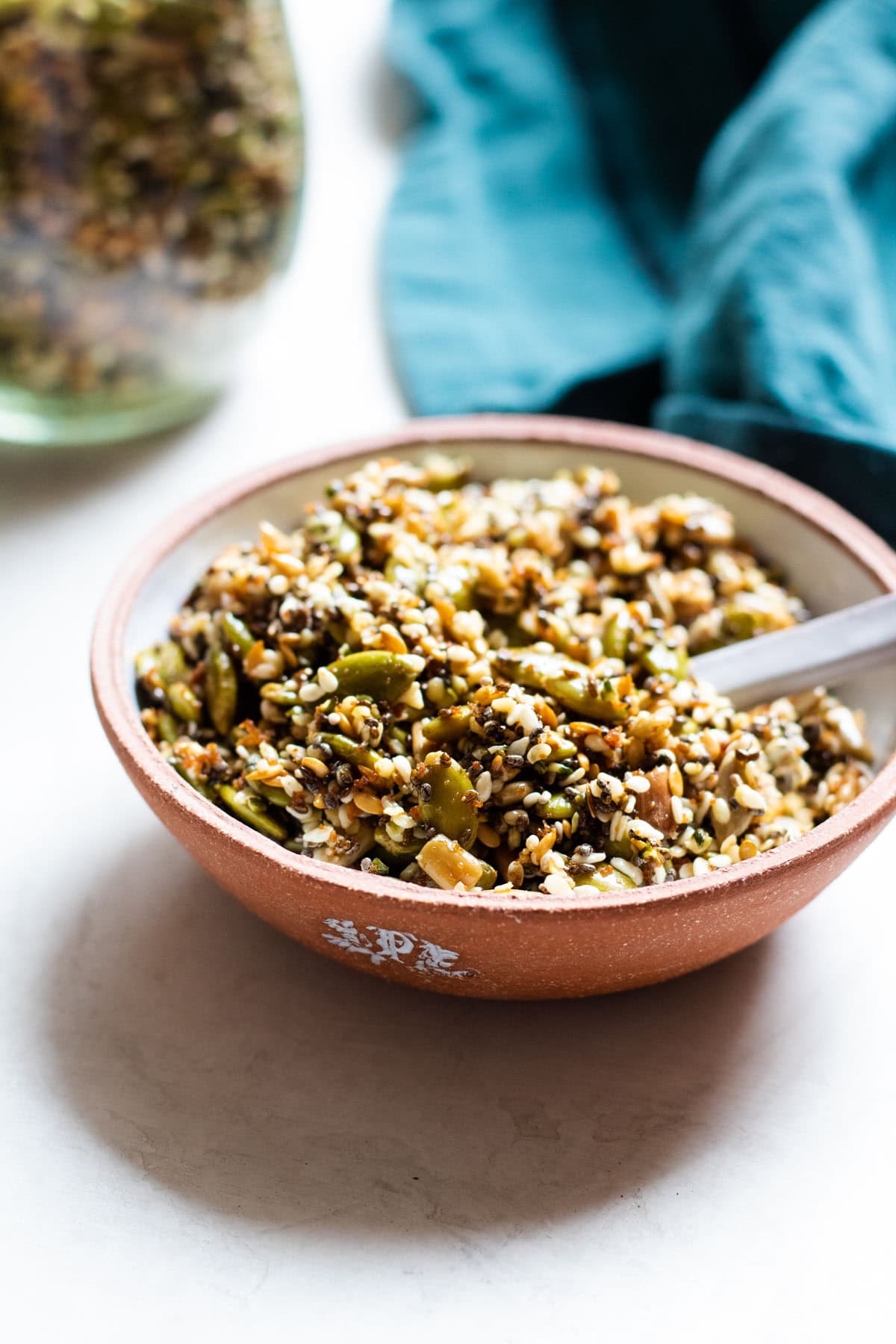 salad topper mix in a bowl