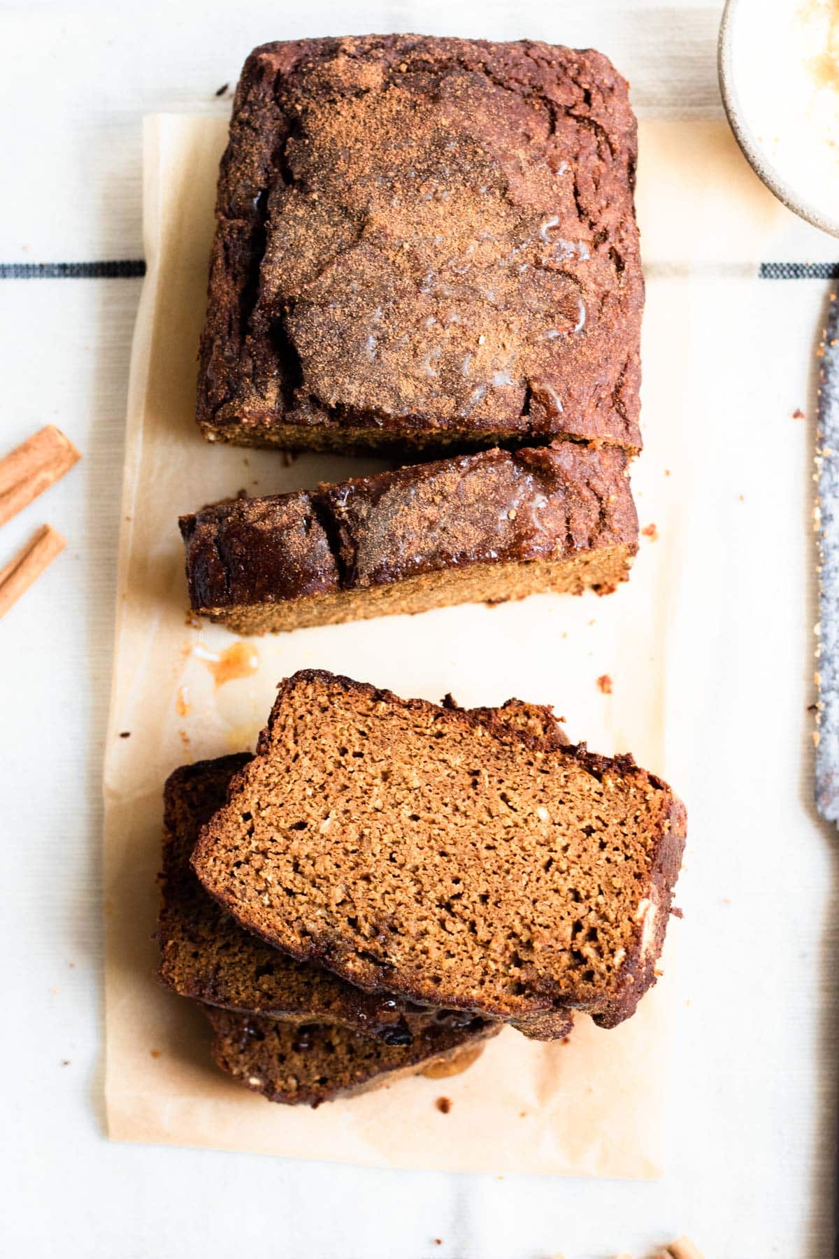 slices of gluten-free Cinnamon Sweet Potato Bread