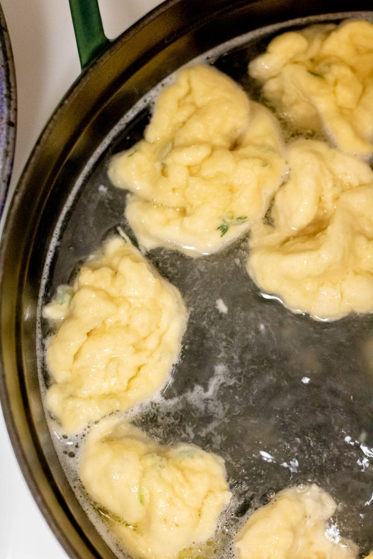 cooking dumplings