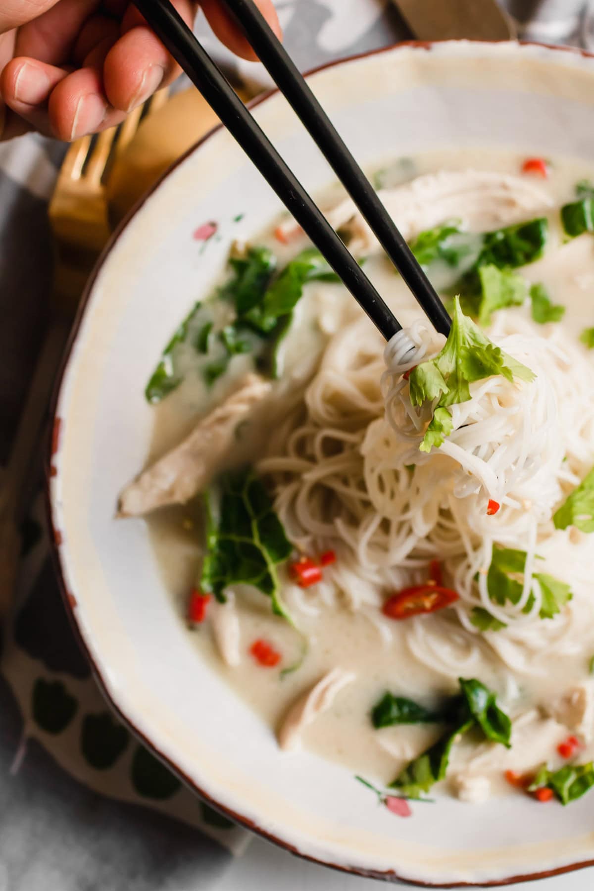 Thai Chicken Noodle Soup