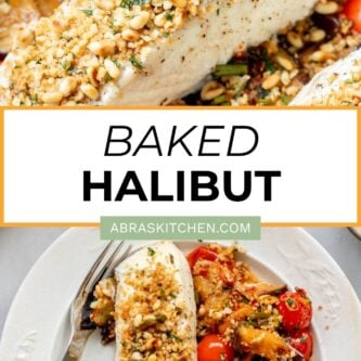 baked halibut