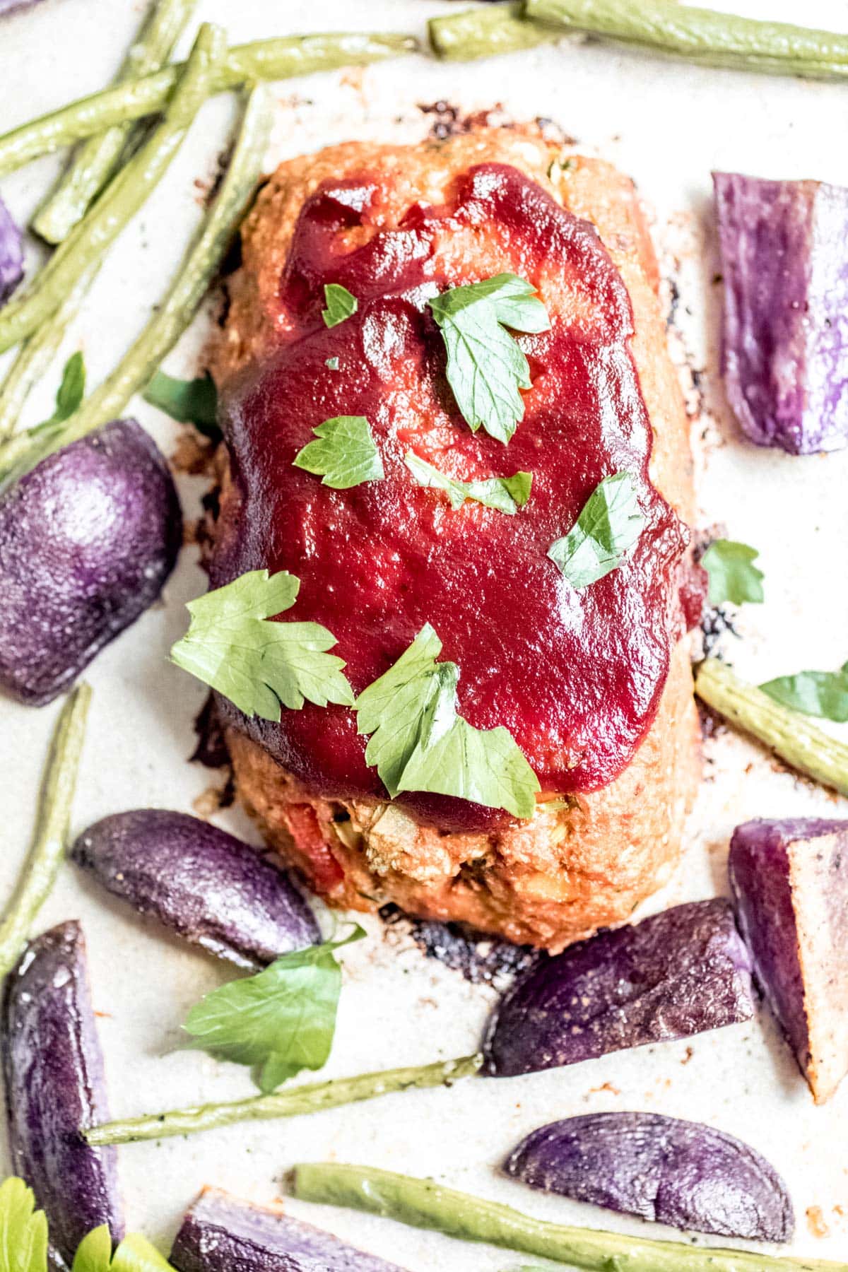 glazed BBQ Turkey Meatloaf