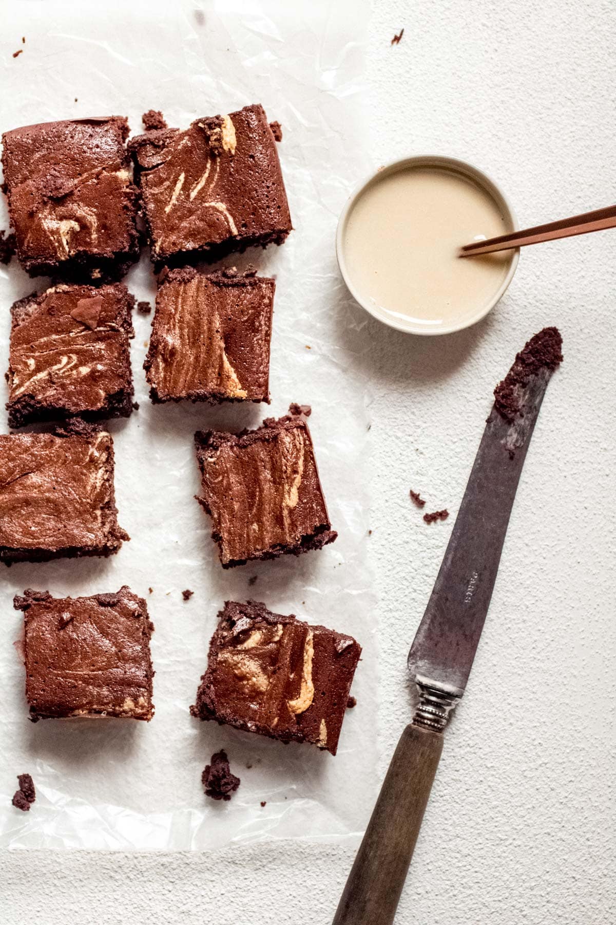 Grain Free Tahini Espresso Brownies