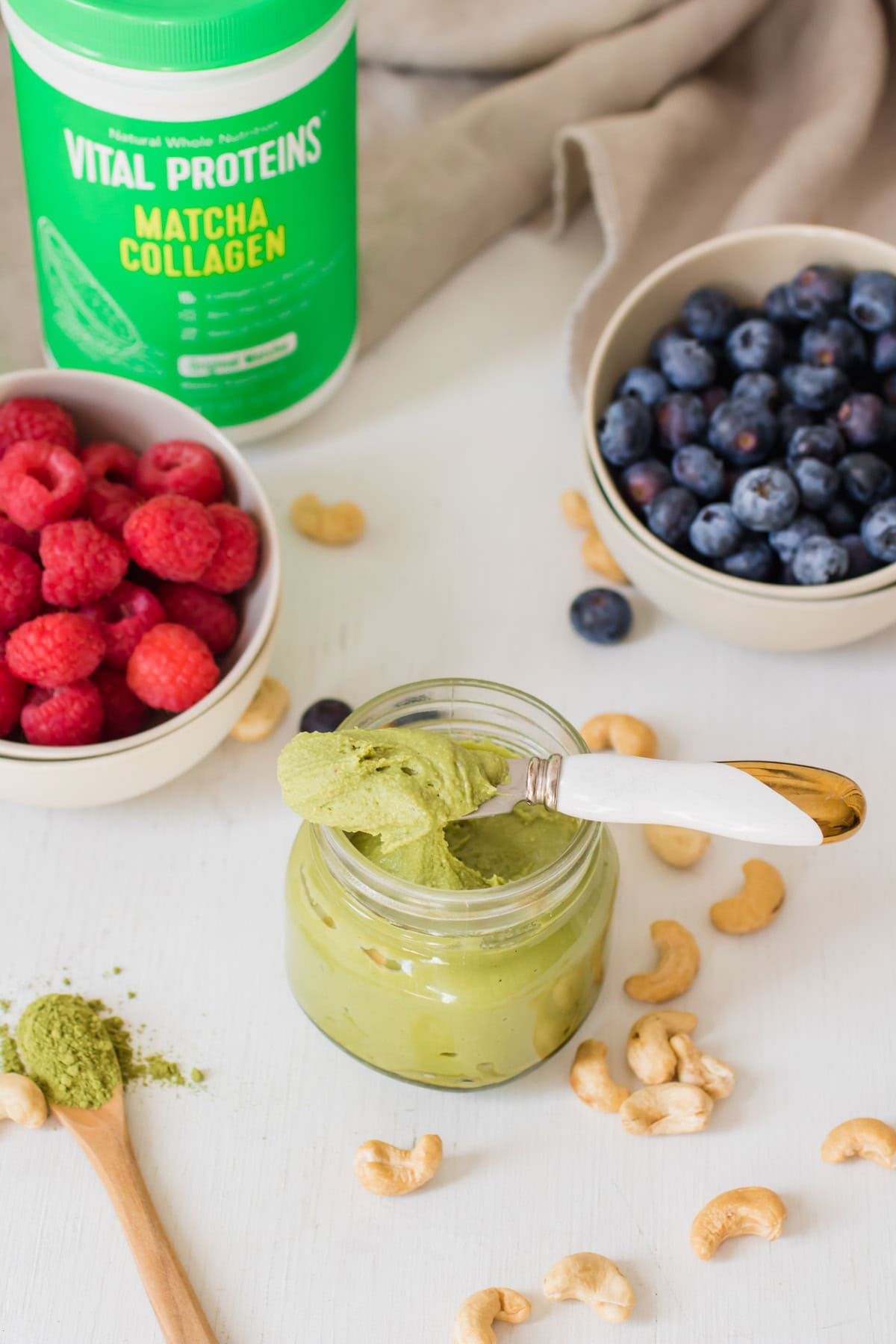Matcha Collagen Cashew Butter