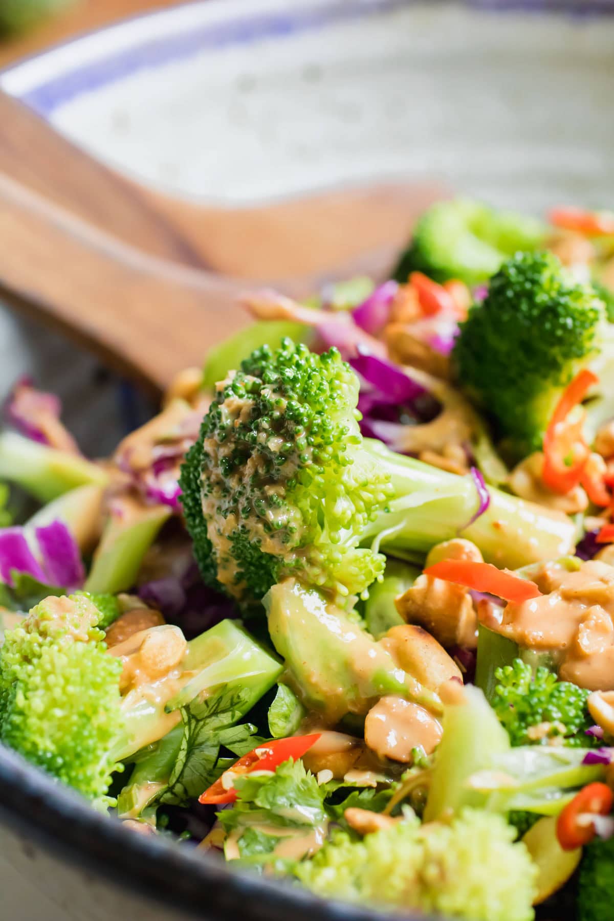 close up of broccoli
