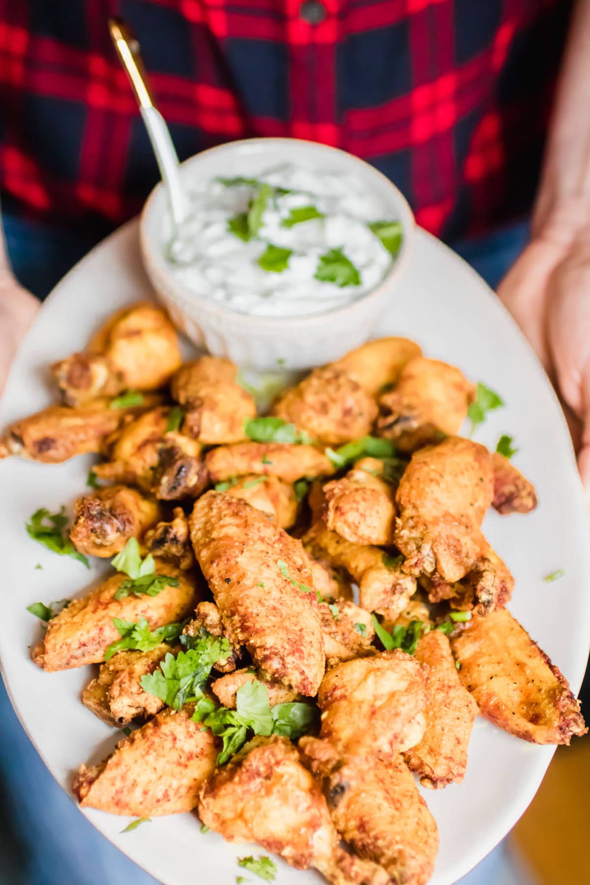 Healthy Oven Crisp Turmeric Black Pepper Chicken Wings