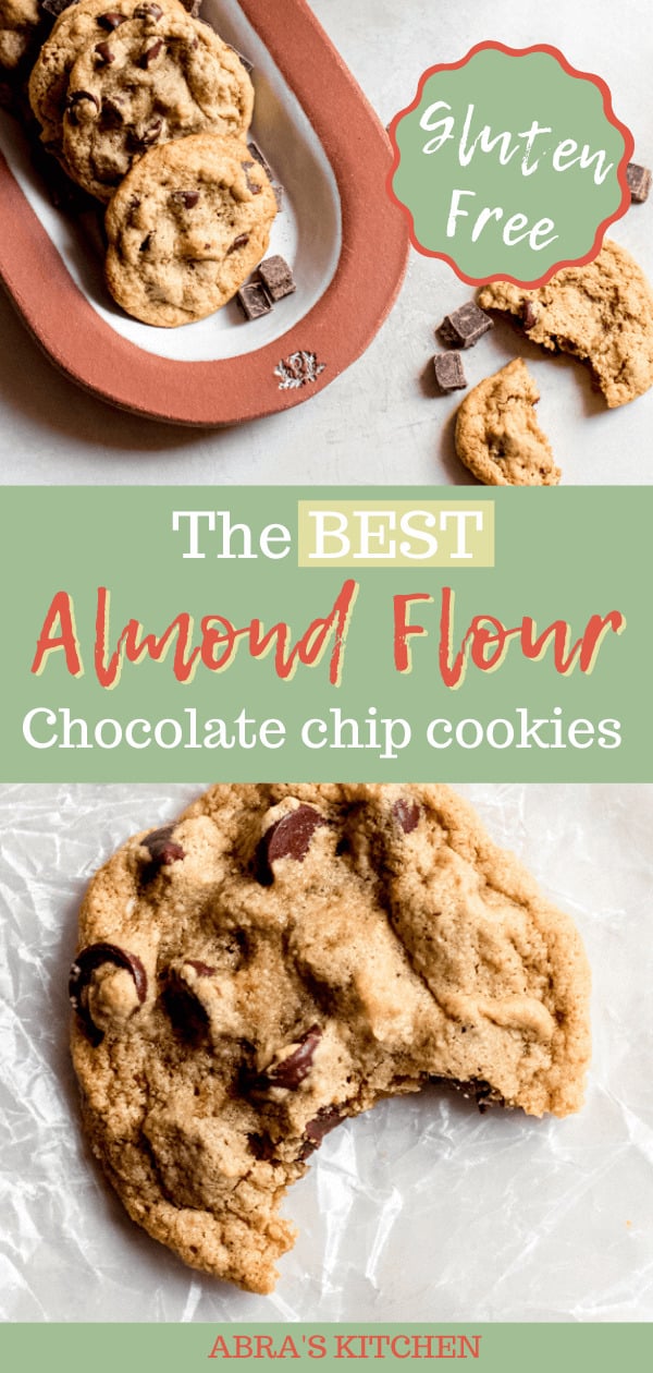 The BEST Almond Flour Chocolate Chip Cookies Abra's Kitchen