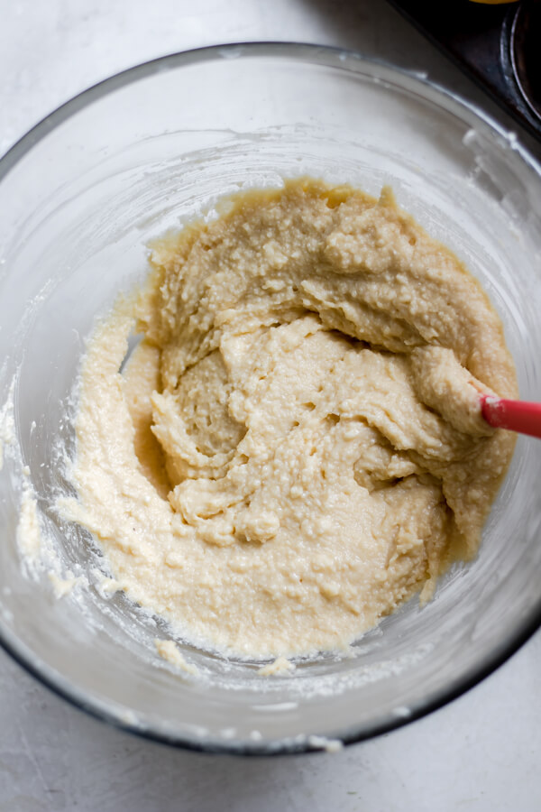dough for Lemon Cream Cheese Cookies with Almond Flour