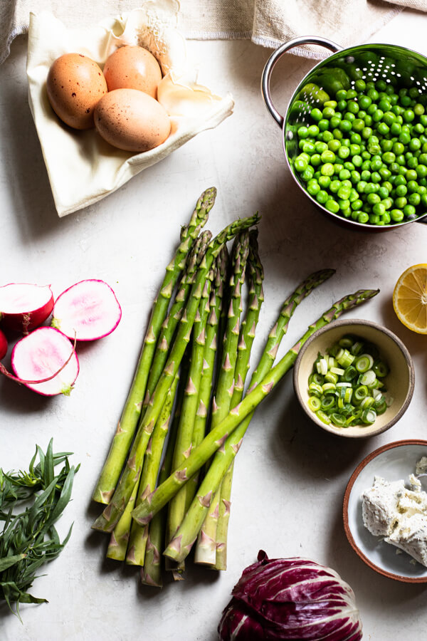 ingredients for Insanely Delicious Asparagus Salad