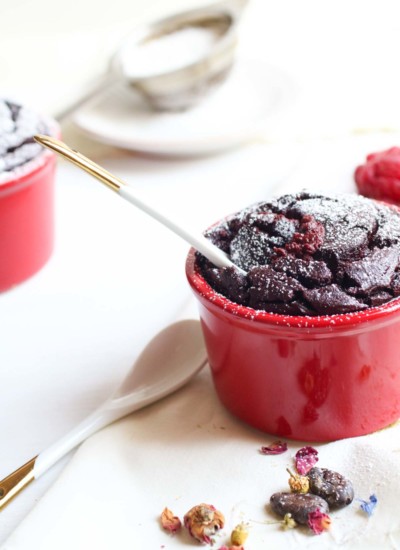 Chocolate Beet Souffle is a paleo friendly, gluten free totally decadent dessert. One blender required, that’s it! Yum and Easy and Yum! | abraskitchen.com
