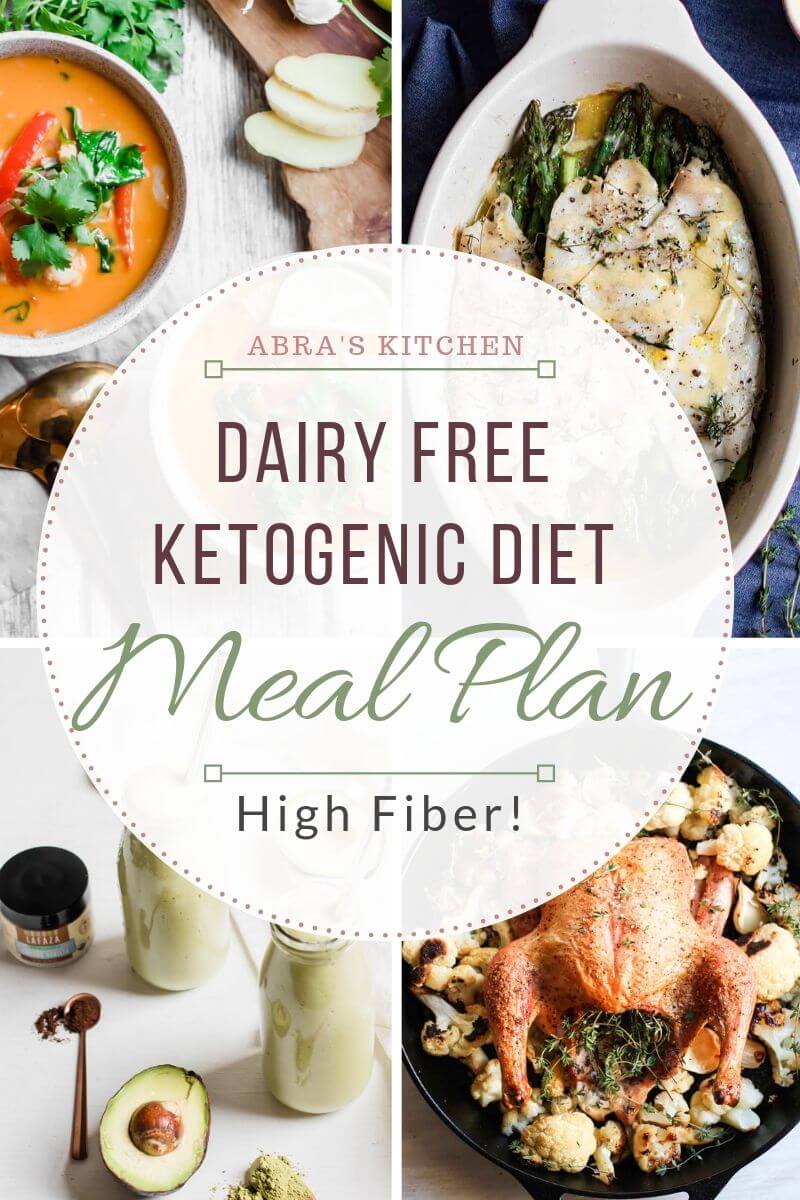 7 Day Ketogenic Meal Plan Dairy Free Mostly Plants High Fiber
