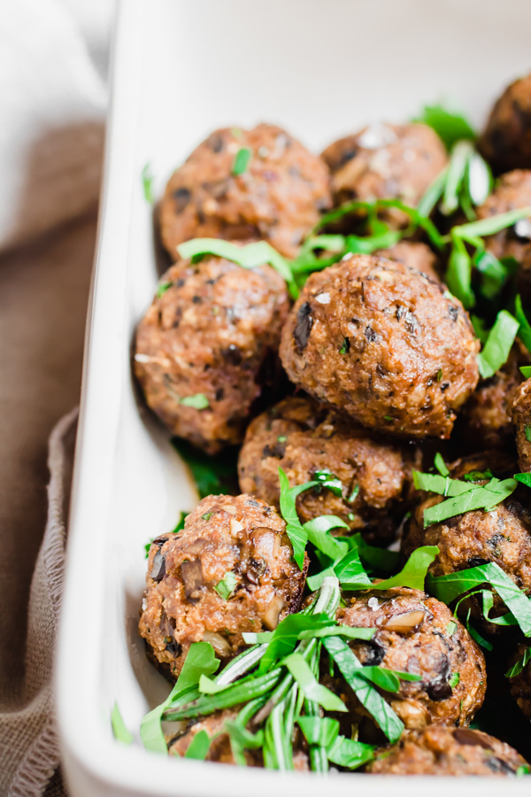 Healthy Wild Mushroom And Grass Fed Beef Oven Baked Meatballs Abra S Kitchen,Greek Olive Oil Kalamata