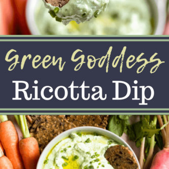 Green Goddess Ricotta Dip Ingredients