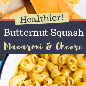 Healthier Butternut Squash Mac and Cheese