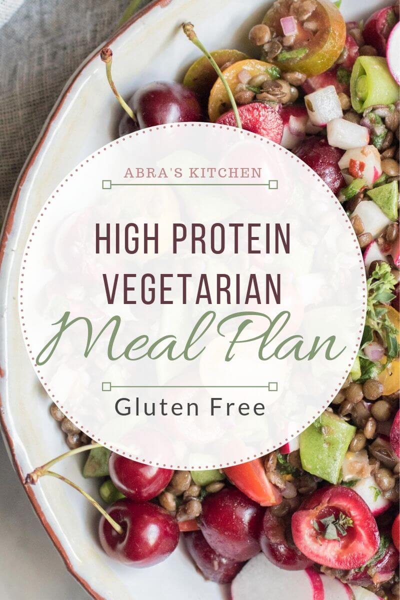 High Protein Vegetarian Meal Plan - Abra's Kitchen