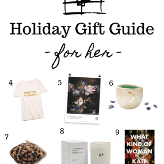 Holiday Gift Guide for Her 2020