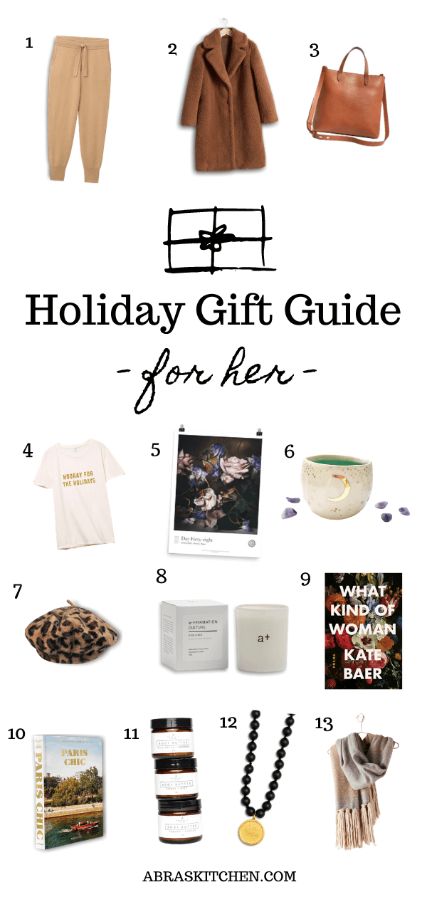 Holiday Gift Guide for Her 2020