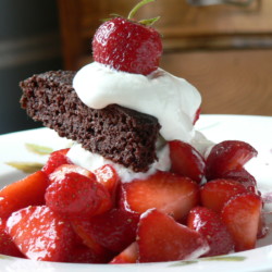 gluten free chocolate strawberry shortcake