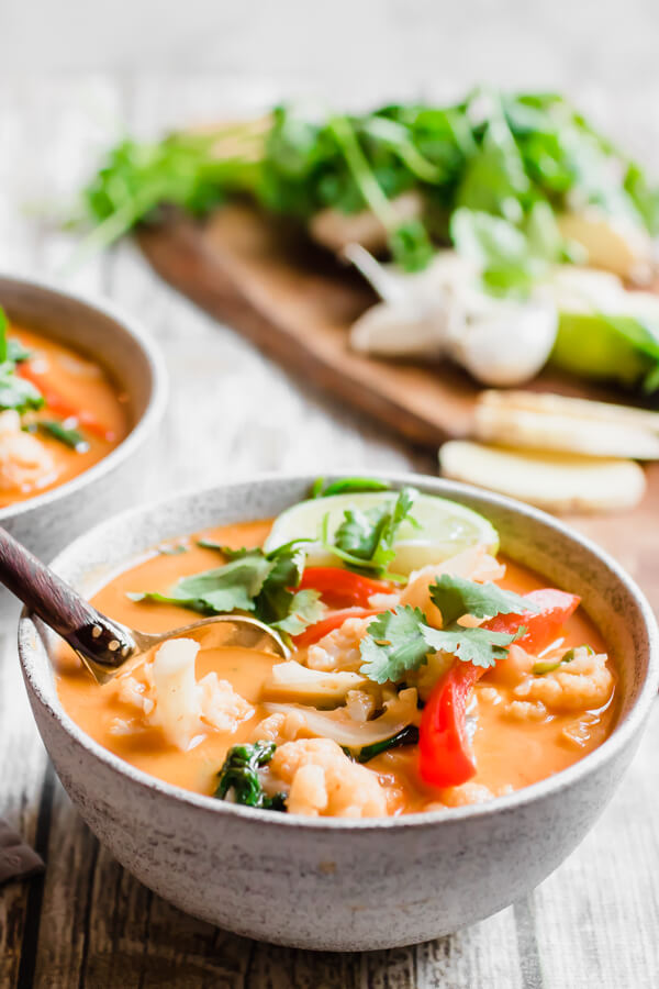 Thai Red Vegetable Curry | Abra's Kitchen