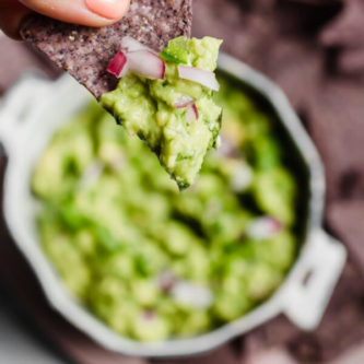 The best simple and healthy guacamole recipe, plus tips for making flawless guacamole every single time!