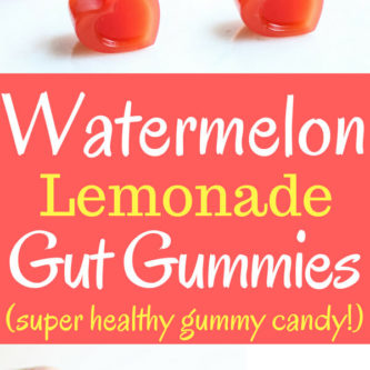 Healthy Gut Healing Gummies. An ideal snack for improved gut health. Including supportive ingredients like gelatin for improved gut health and sweetened naturally. Paleo, Keto, Whole30 #GutHealth #Gummies #Paleo #Keto