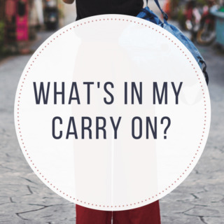 What's in my carry on. Healthy travel essentials that I never leave home without, and you may be surprised to find out what I don't take with me.
