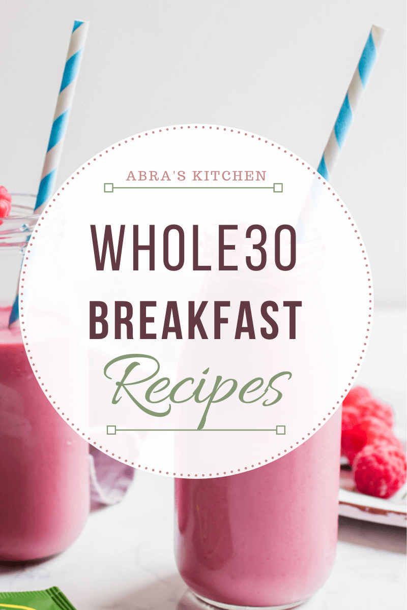 A wholesome, delicious, Whole30 meal plan! Perfect for your next Whole30 adventure! Healthy supportive recipes for breakfast, lunch, dinner, and snacks, curated by a nutritionist. 